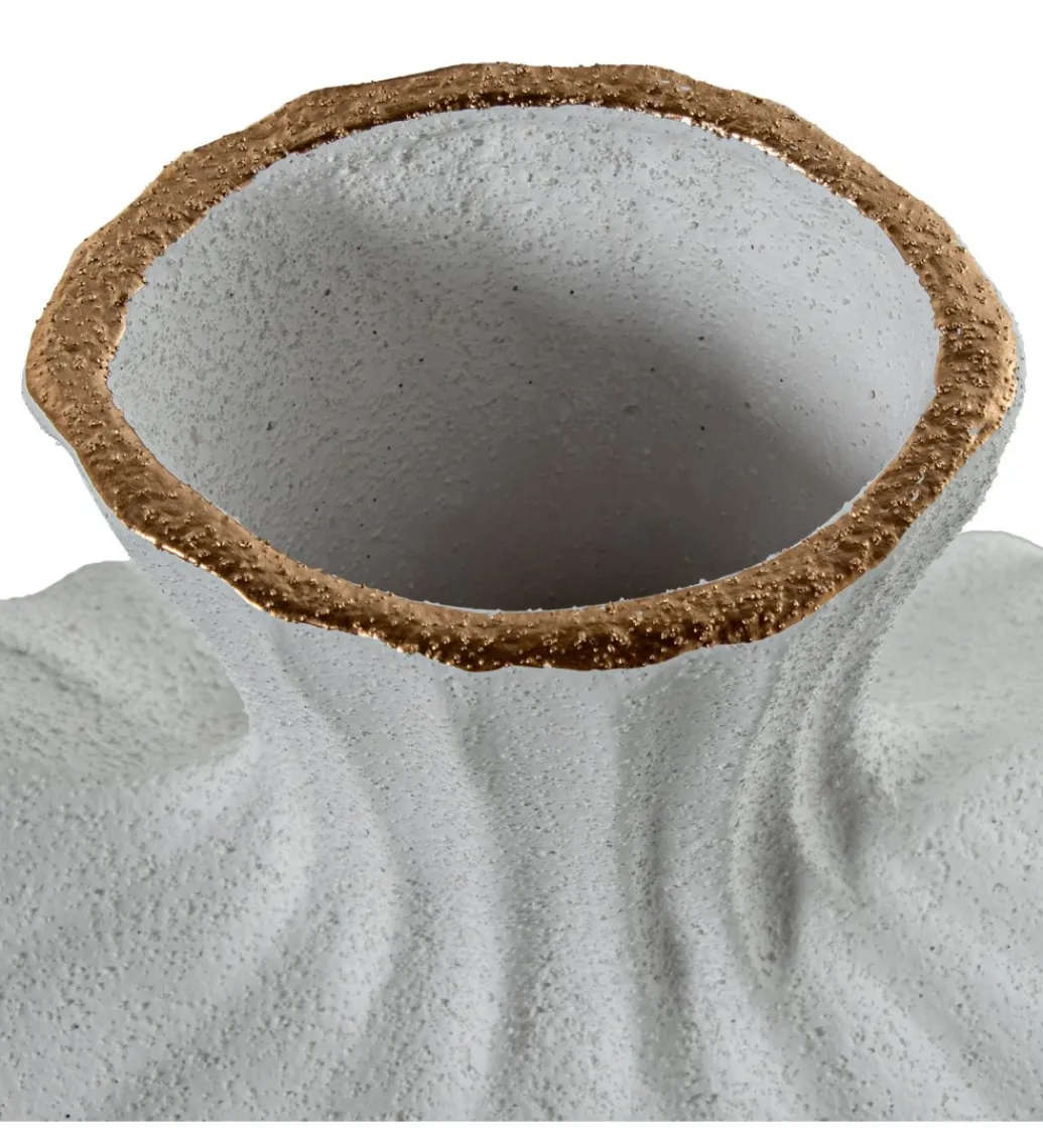 Exclusivas Wazon WAYA 31 cm ceramika biały