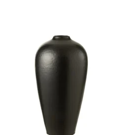 J-Line Wazon YING 50 cm ceramika czarny