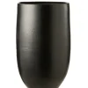 J-Line Wazon YING 90 cm ceramika czarny