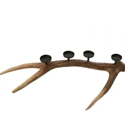 J-Line Świecznik ANTLERS 65 cm brązowa