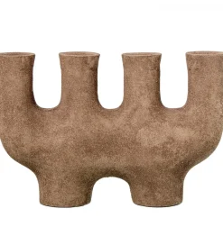 Exclusivas Świecznik KATAM 31 cm brązowy