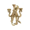 KDesign Świecznik OCTOPUS 23 cm złoty
