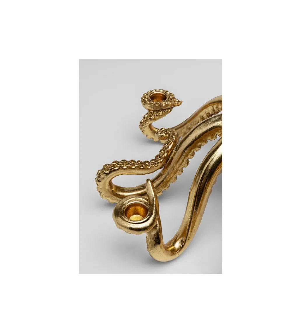 KDesign Świecznik OCTOPUS 49 cm złoty