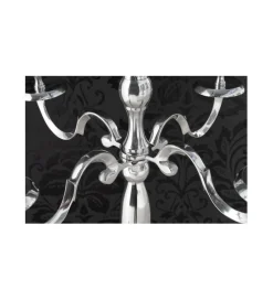 Invicta Interior Świecznik 5 - ramienny 120 cm srebrny