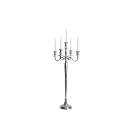 Invicta Interior Świecznik 5 - ramienny 120 cm srebrny
