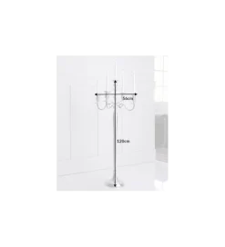 Invicta Interior Świecznik 5 - ramienny 120 cm srebrny