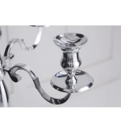 Invicta Interior Świecznik 5 - ramienny 120 cm srebrny