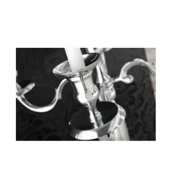 Invicta Interior Świecznik 5 - ramienny 120 cm srebrny