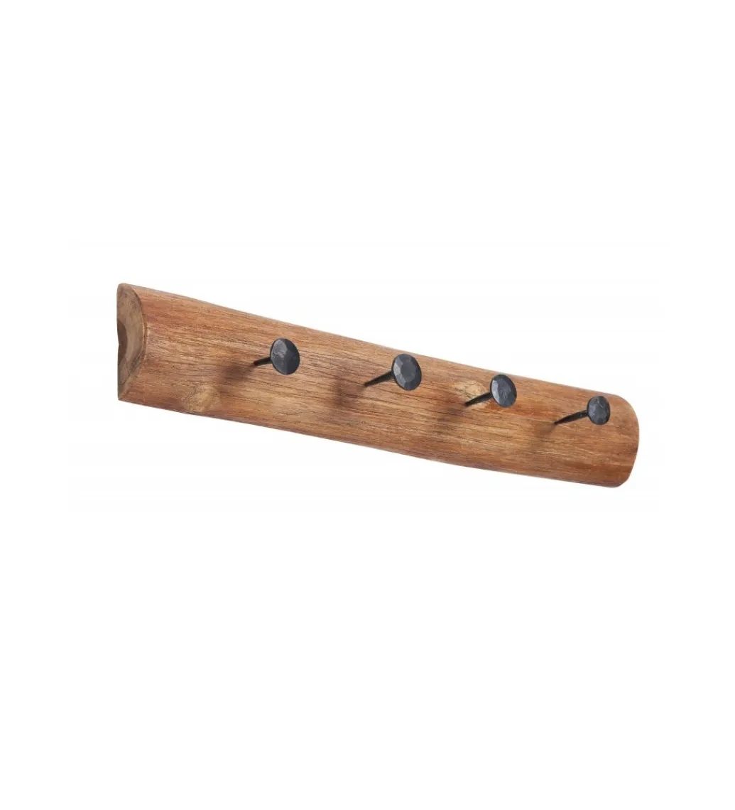 Invicta Interior Wieszak ścienny Hemingway 50 cm drewno teak