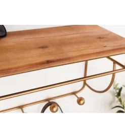Invicta Interior - przedsprzedaż Wieszak ścienny HERITAGE 80 cm drewno sosna