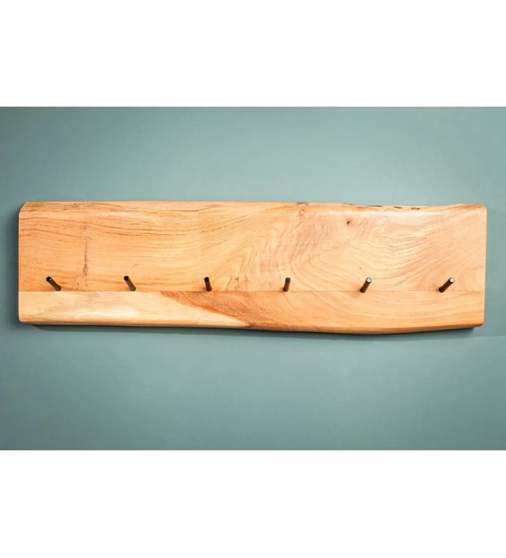 Invicta Interior Wieszak ścienny Mammut 80 cm drewno akacja honey