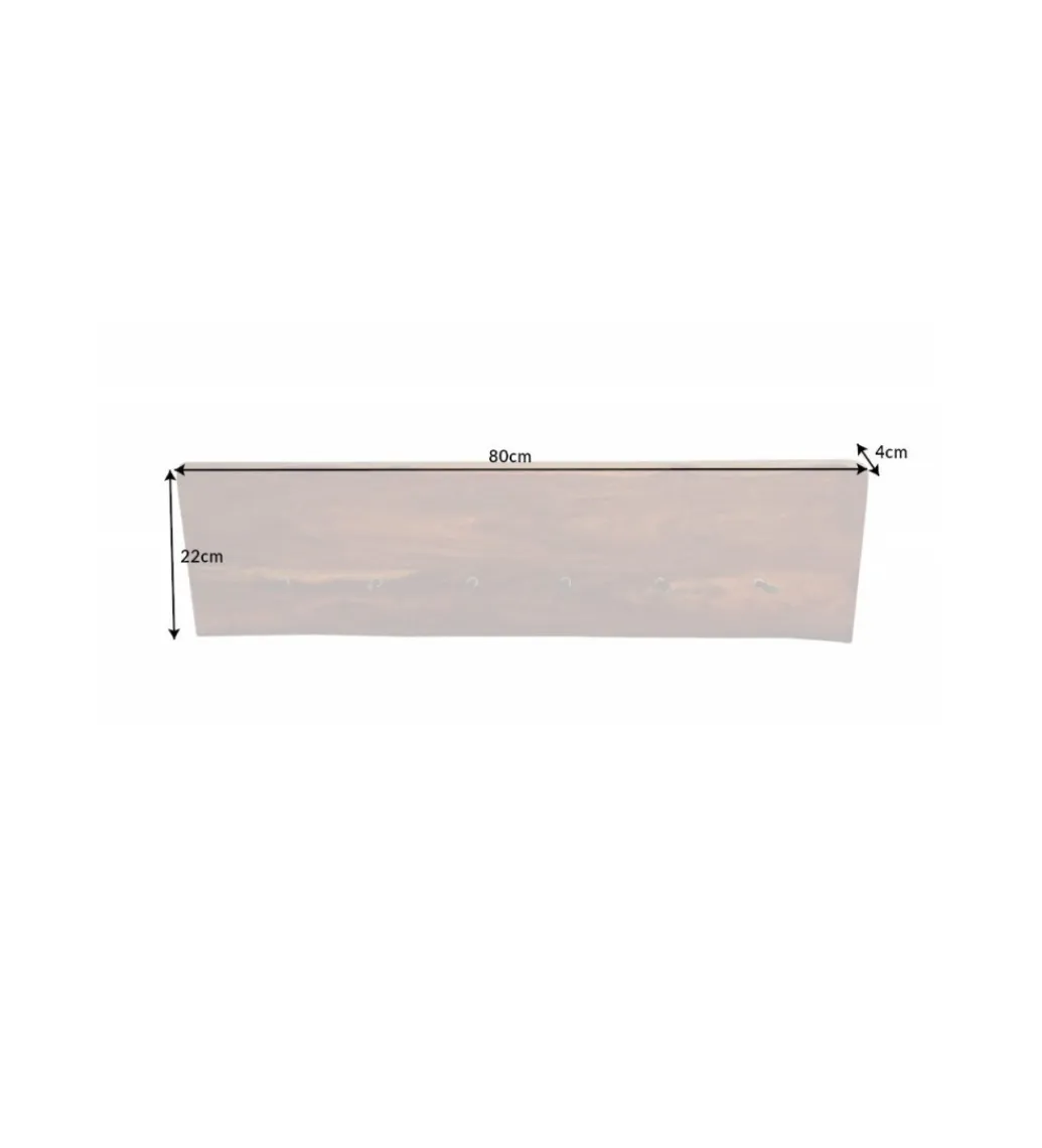 Invicta Interior - przedsprzedaż Wieszak 80 cm WHO drewno sheesham