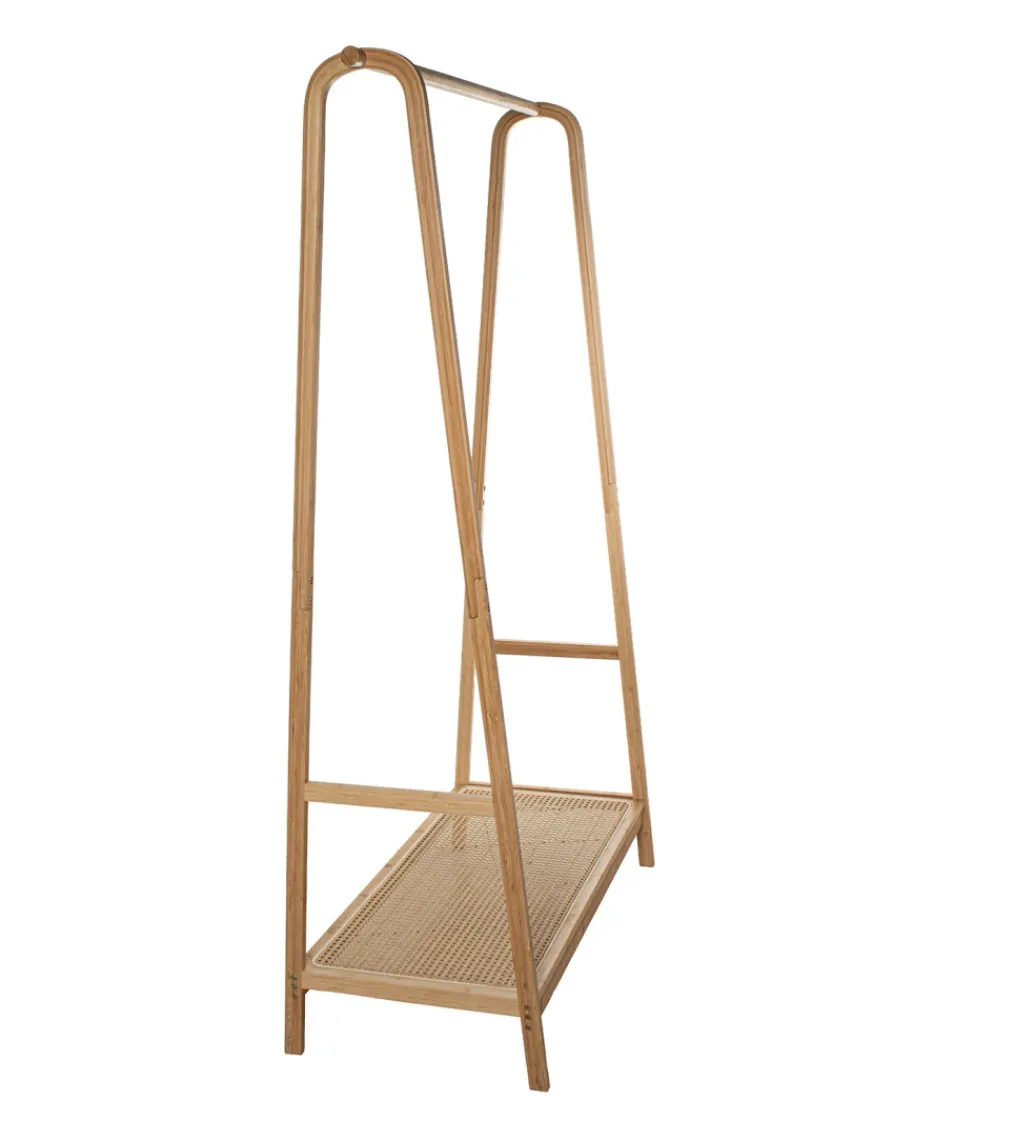 Exclusivas Wieszak GENRAMAS 170 cm w odcieniu naturalnym