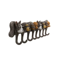 KDesign Wieszak RACK DOG FAMILY 69 cm brązowe