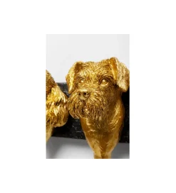 KDesign Wieszak RACK DOG FAMILY 31 cm złoty