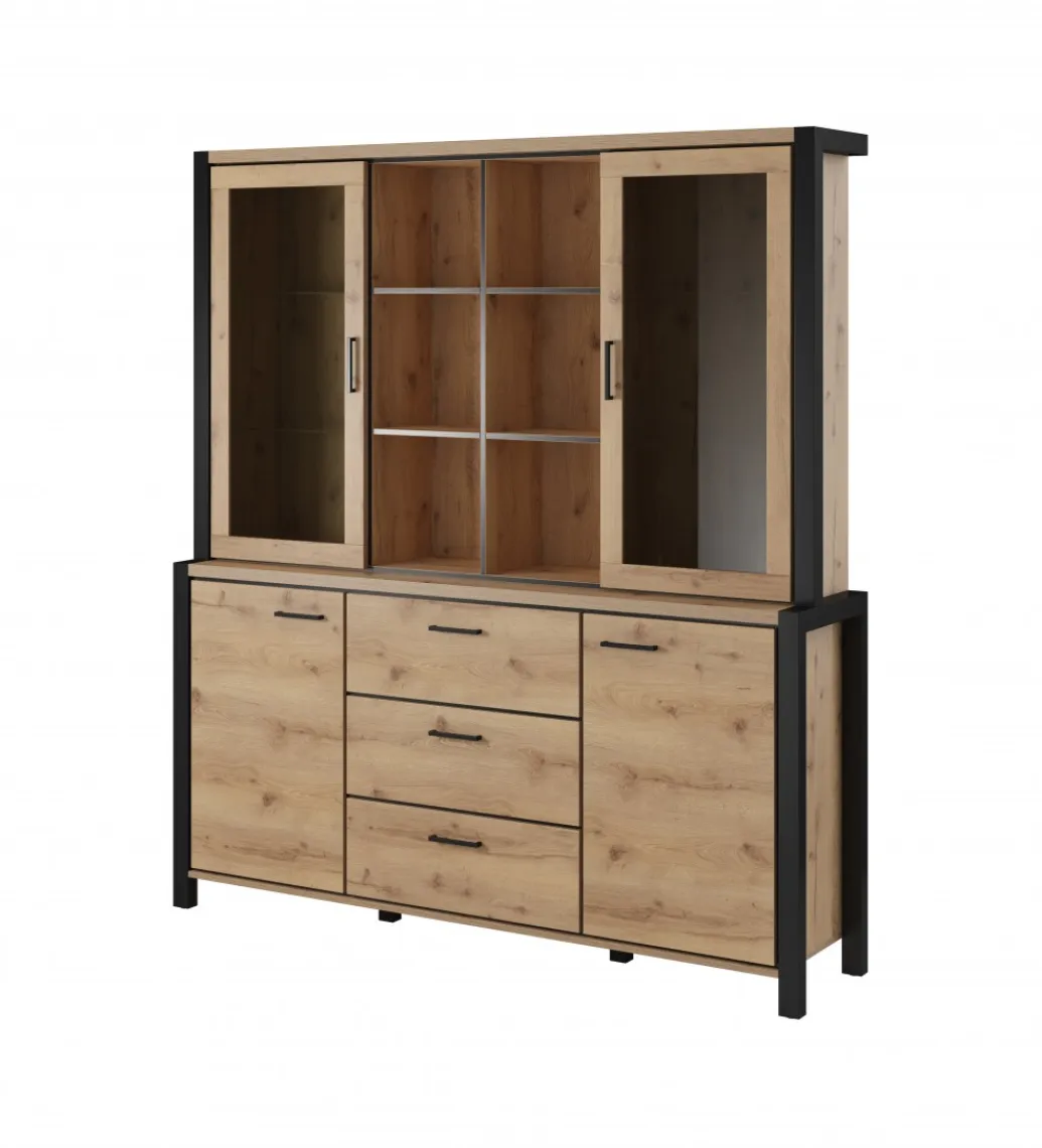 Helvetia Witryna AKTIV 180 cm w optyce dąb Taurus