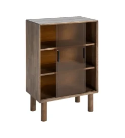 Zona-Design Witryna AMY 100 cm drewno kauczuk