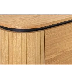 Invicta Interior Witryna ATELIER 140 cm kolor naturalnego dębu