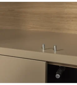WOOOD Witryna CASA 236 cm drewno sosny piaskowy