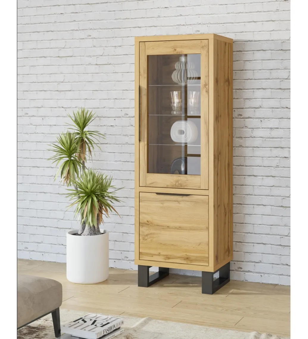 Helvetia Witryna Halle 64 cm w optyce dąb wotan