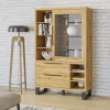 Helvetia Witryna Halle 120 cm w optyce dąb wotan