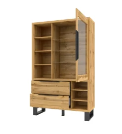 Helvetia Witryna Halle 120 cm w optyce dąb wotan