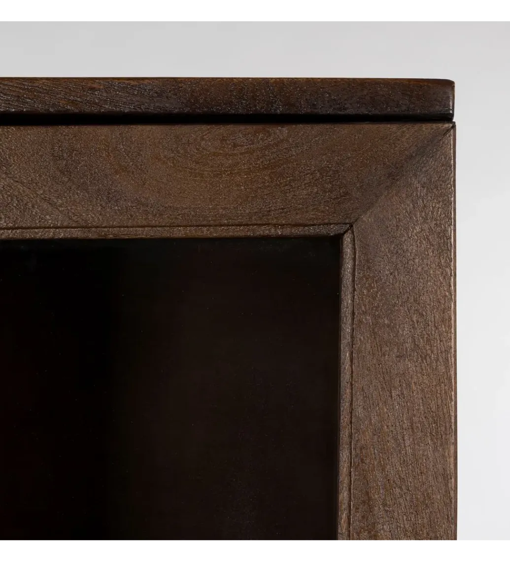 Zona-Design Witryna KOST 180 cm drewno mango brązowy