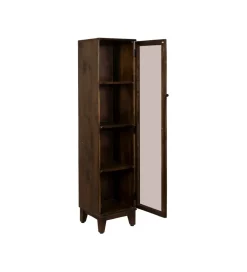 Zona-Design Witryna KOST 180 cm drewno mango brązowy