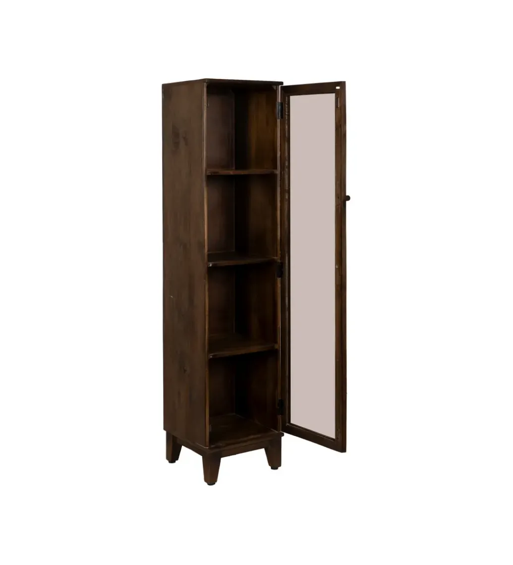 Zona-Design Witryna KOST 180 cm drewno mango brązowy
