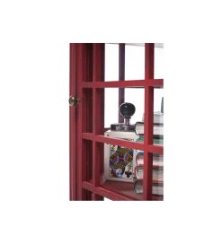 KARE Witryna LONDON TELEPHONE 140 cm czerwona