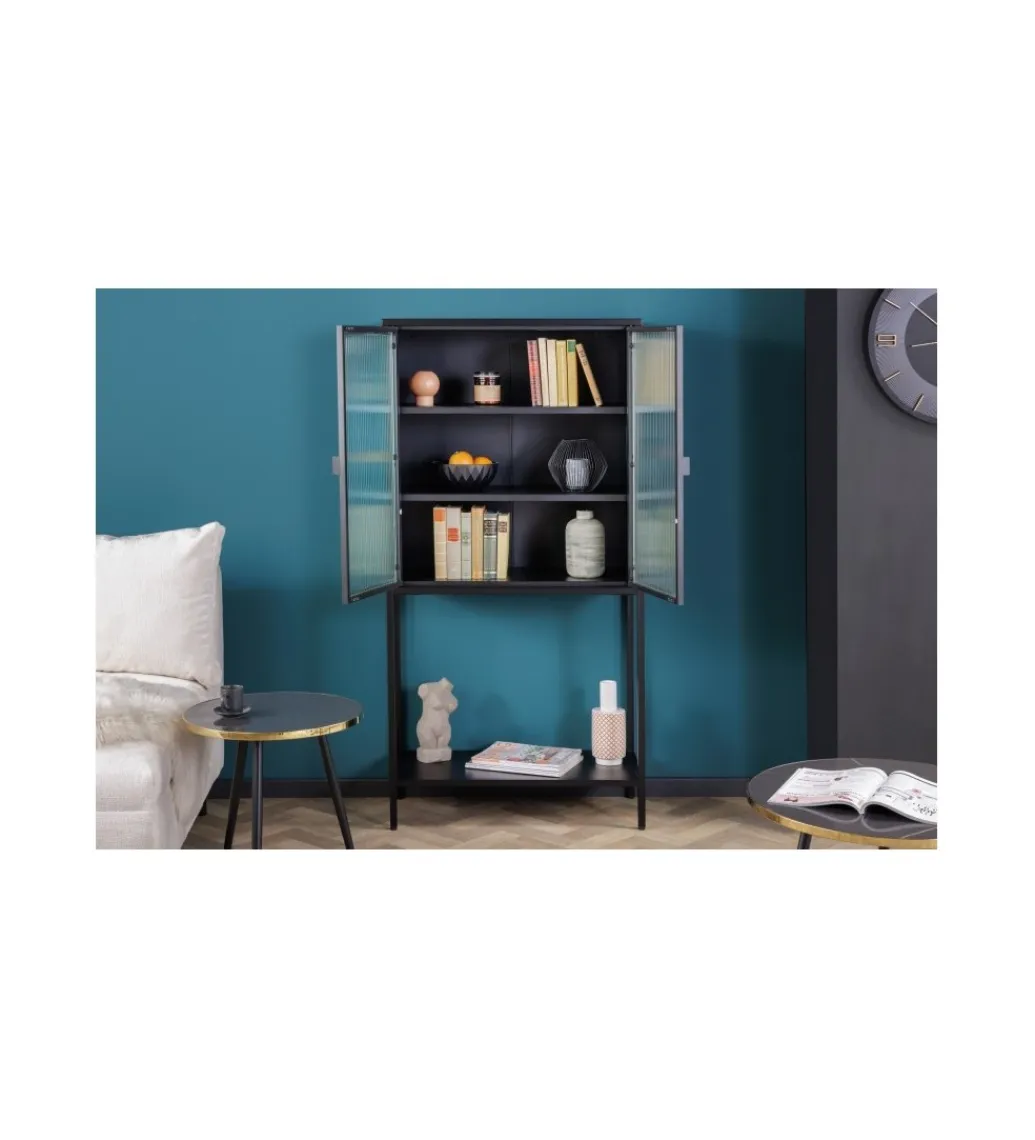 Invicta Interior Witryna OLIMPIA 75 cm czarna