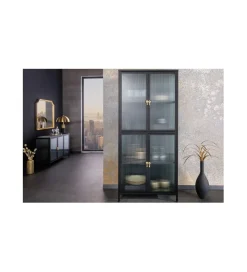 Invicta Interior Witryna OLIMPIA II 80 cm czarna