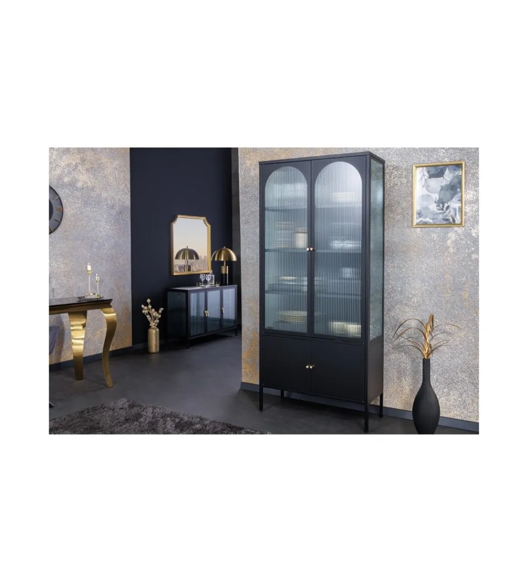Invicta Interior Witryna OLIMPIA III 80 cm czarna