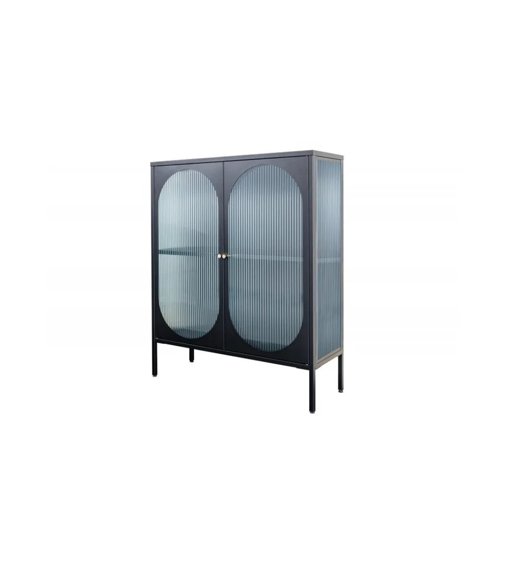 Invicta Interior Witryna OLIMPIA III 90 cm czarna