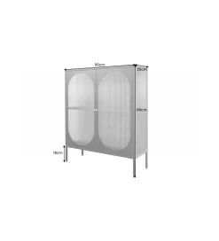 Invicta Interior Witryna OLIMPIA III 90 cm czarna