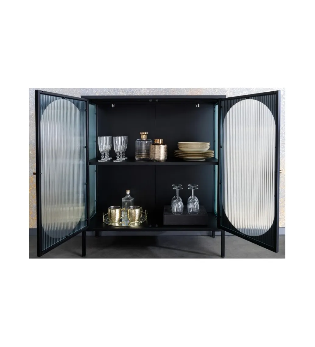 Invicta Interior Witryna OLIMPIA III 90 cm czarna