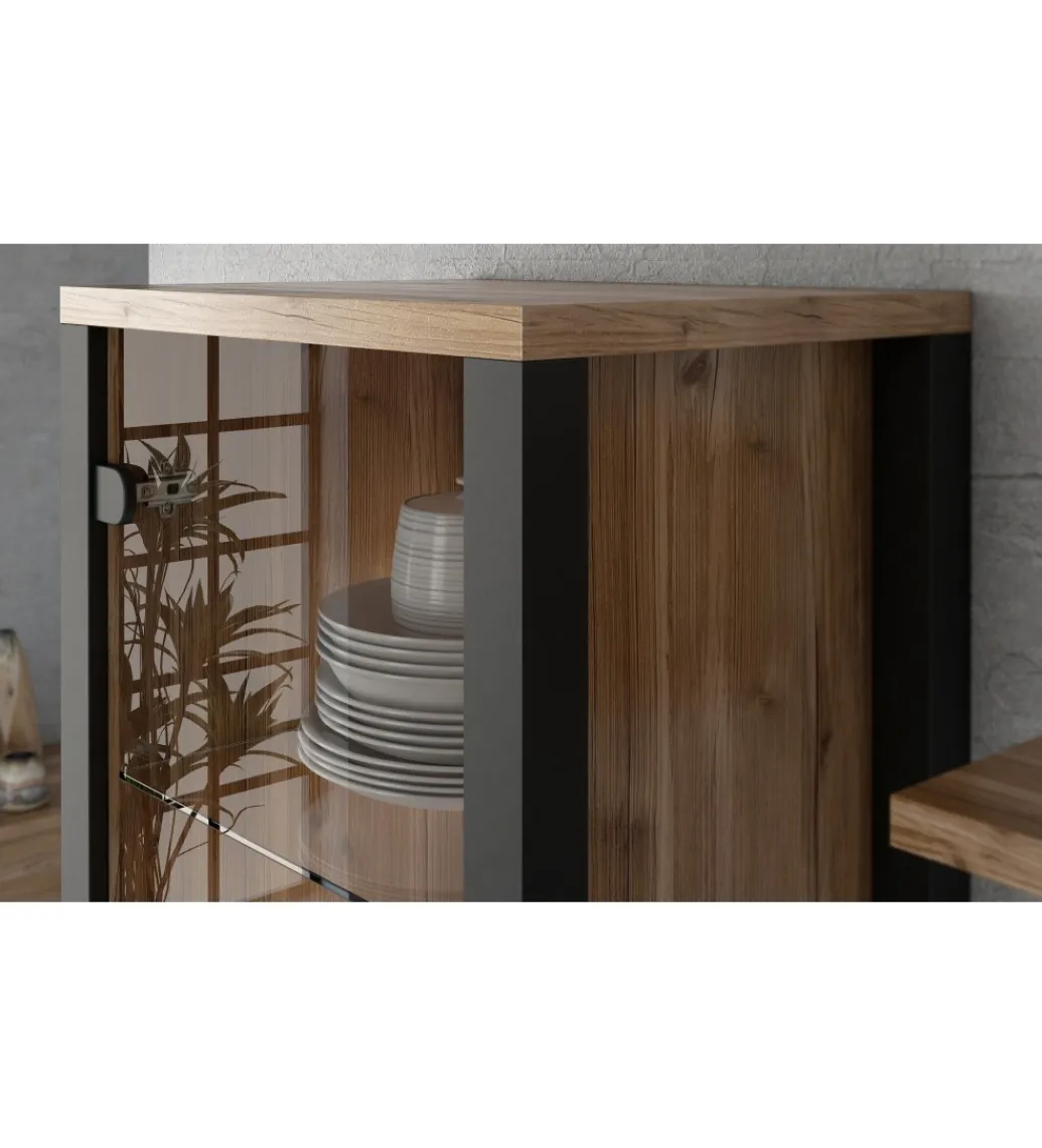 Helvetia Witryna OLIN WM 56 cm w optyce świerku Appenzeller