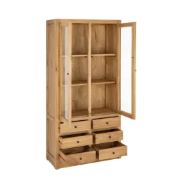 Zona-Design Witryna OMENTA 180 cm drewno mindi naturalna