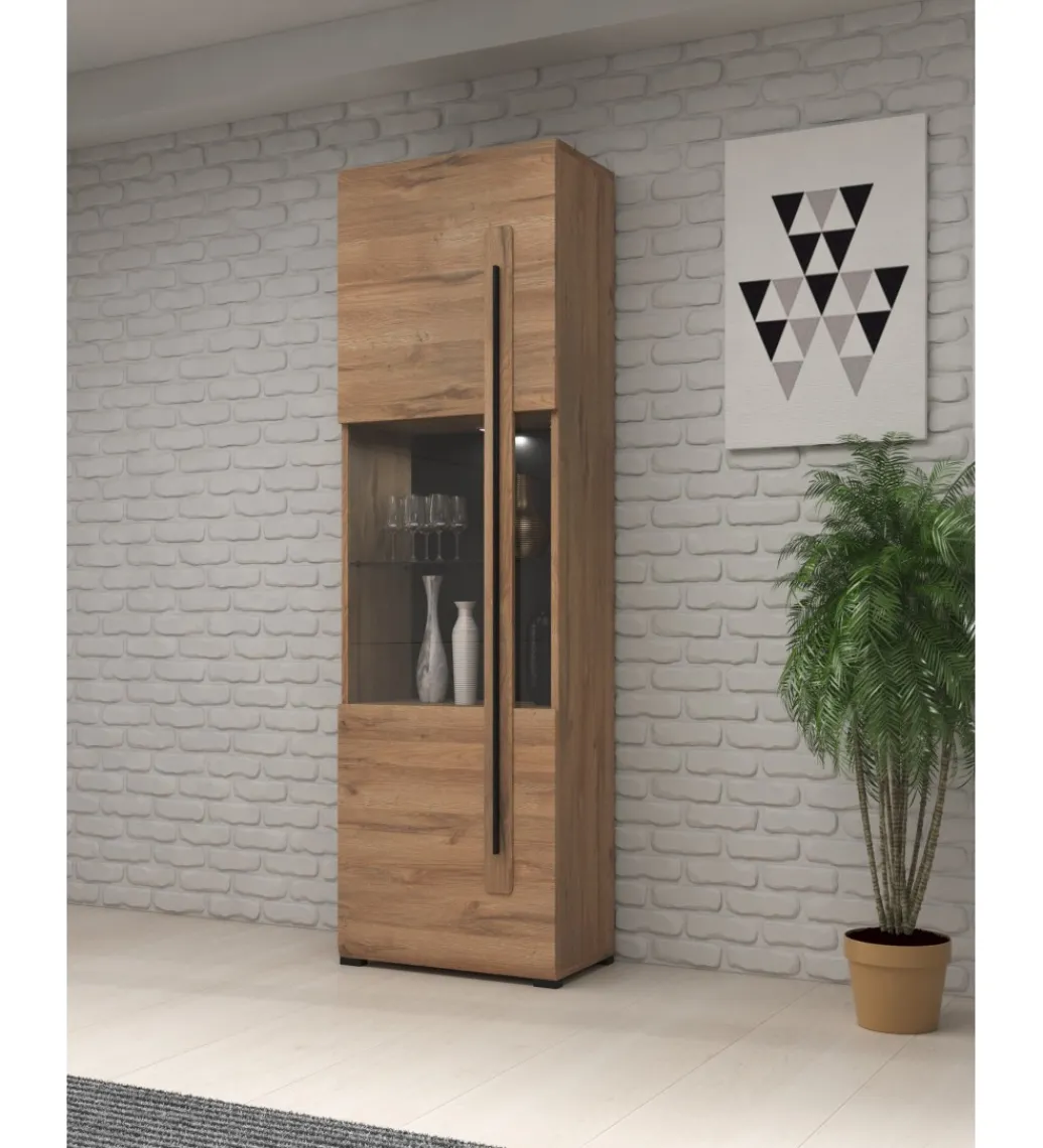 Helvetia Witryna TULSA 60 cm w optyce dąb Grandson