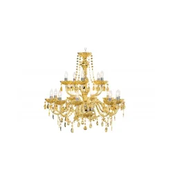 Invicta Interior Żyrandol Karat 80 cm 15 ramion złoty
