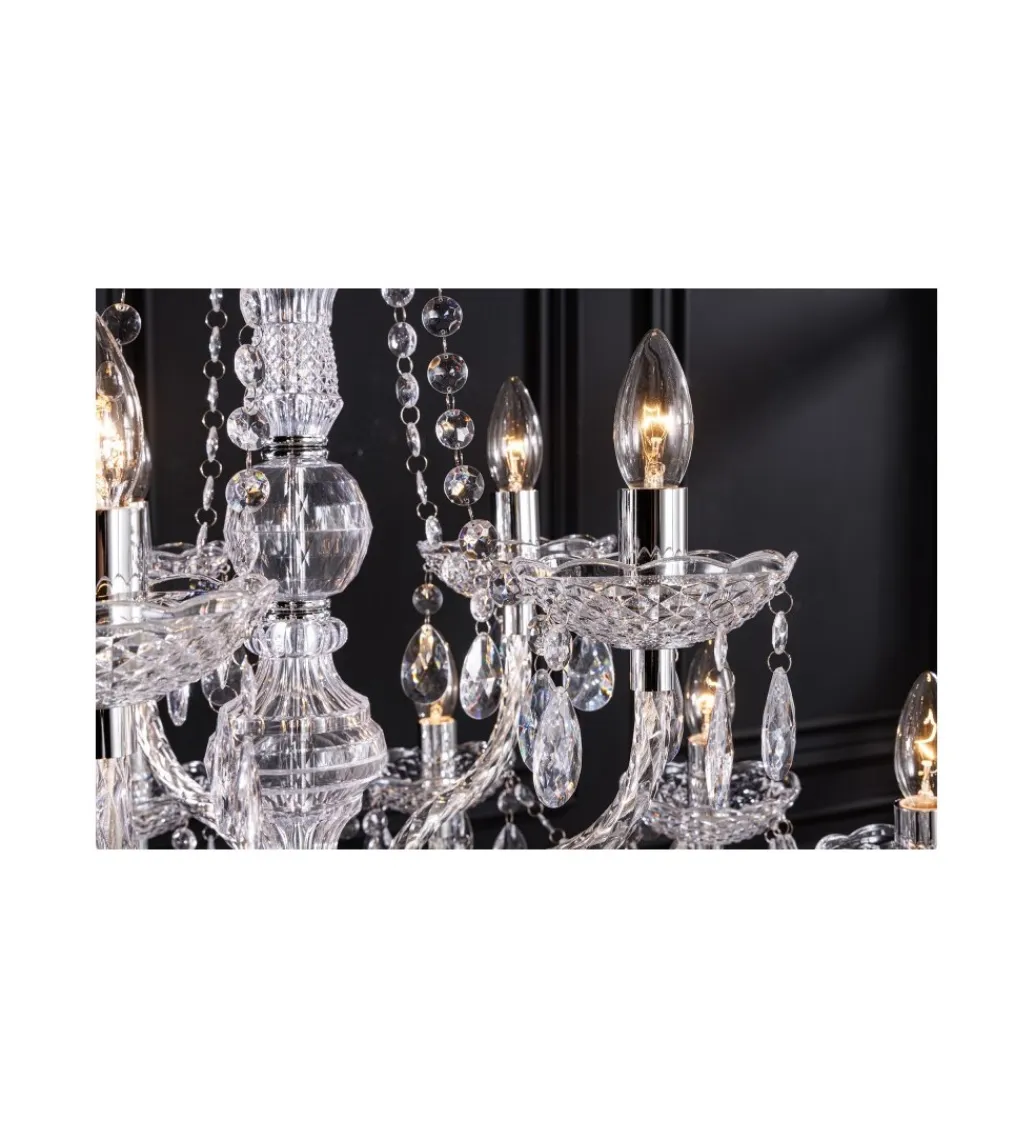 Invicta Interior Żyrandol kryształowy Karat clear