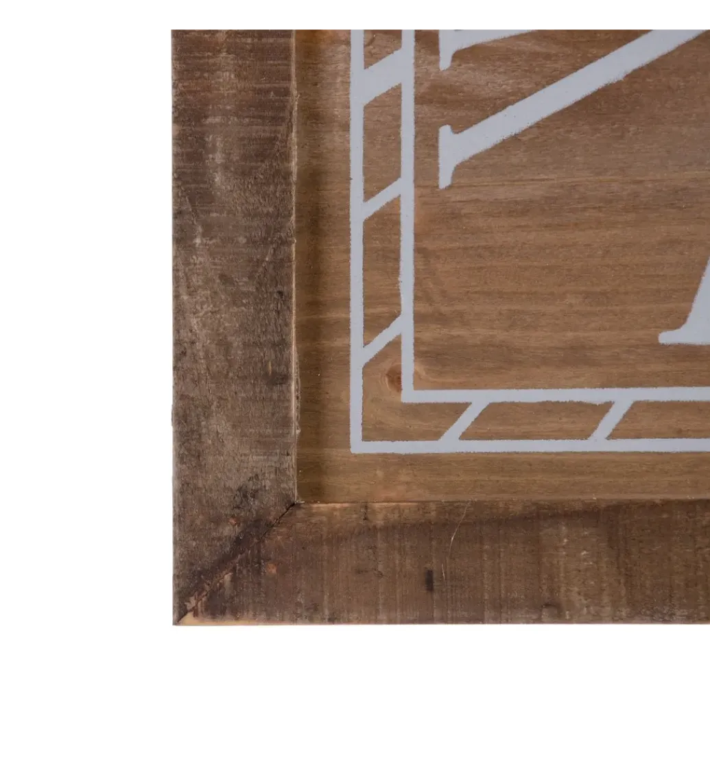 Zona-Design Zegar DOKAPO 60 cm drewno jodłowe