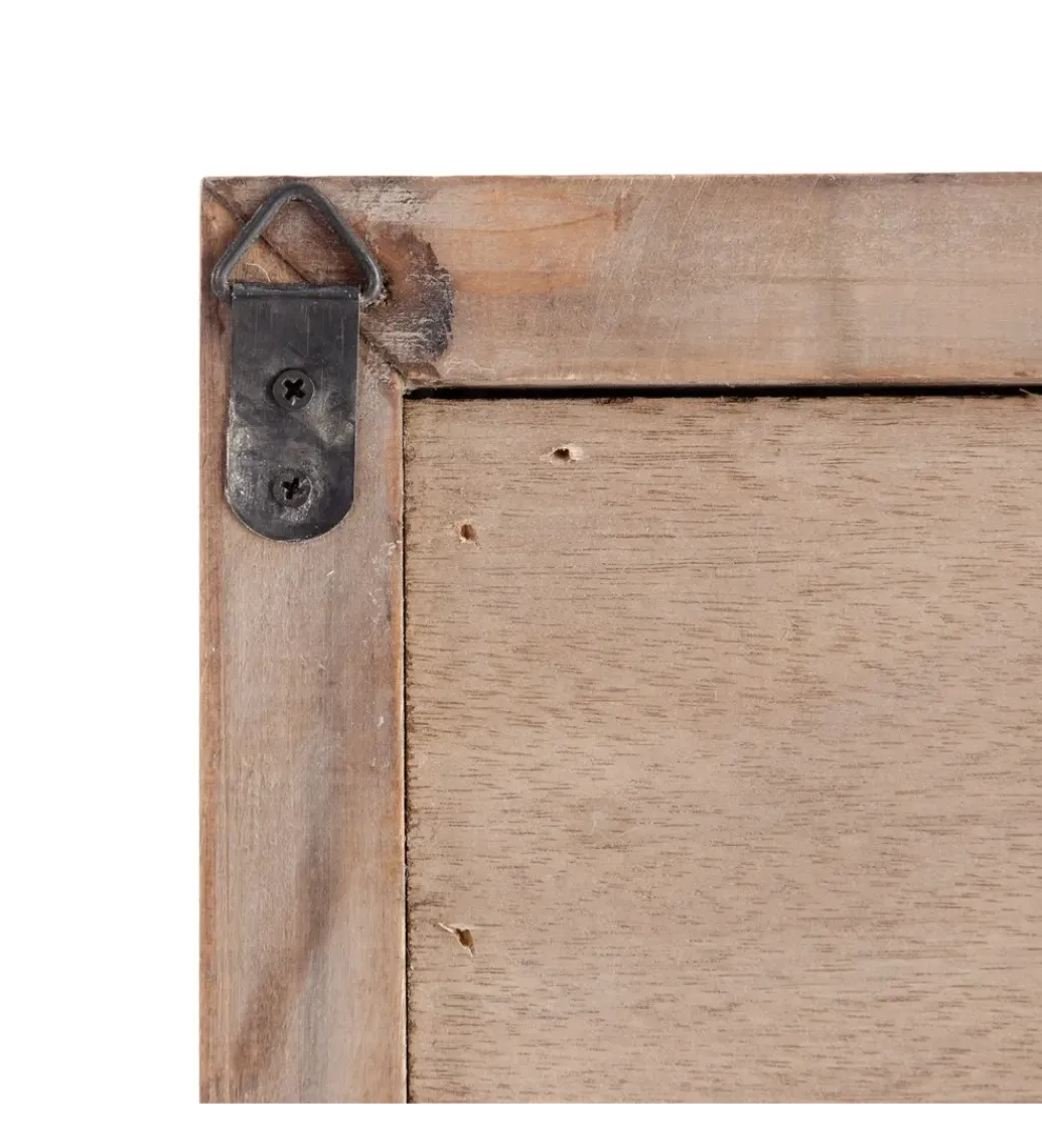 Zona-Design Zegar DOKAPO 60 cm drewno jodłowe
