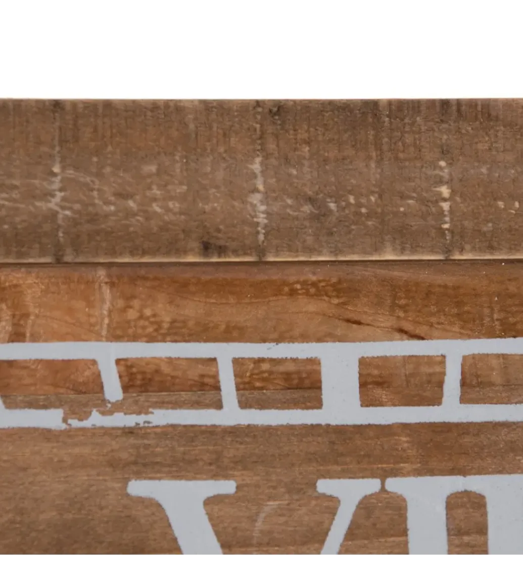 Zona-Design Zegar DOKAPO 60 cm drewno jodłowe