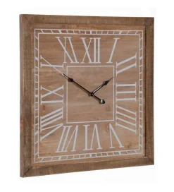 Zona-Design Zegar DOKAPO 60 cm drewno jodłowe