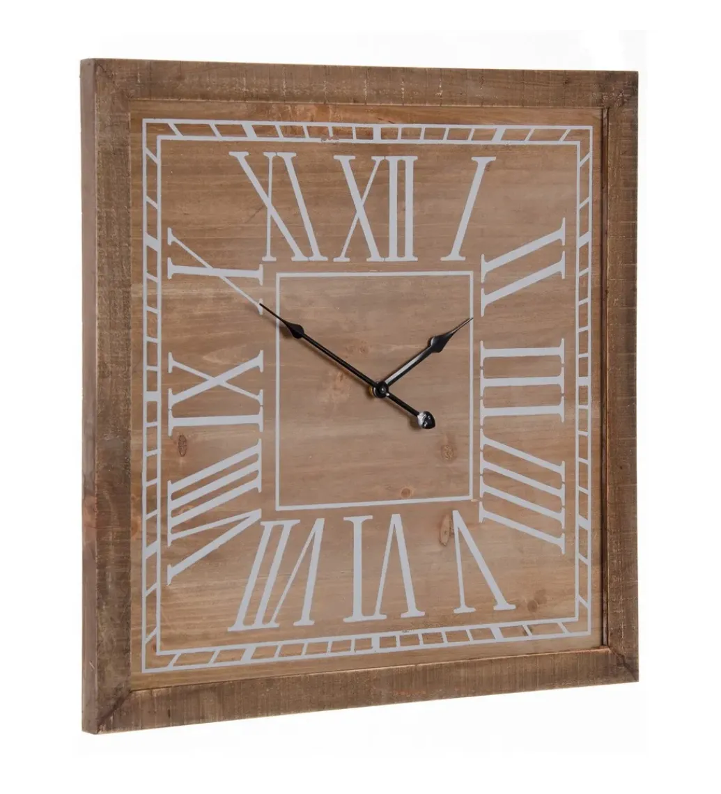 Zona-Design Zegar DOKAPO 60 cm drewno jodłowe