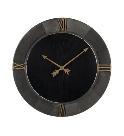 Zona-Design Zegar wiszący NOMATE 80 cm czarny
