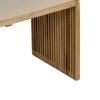 Zona-Design Zestaw 2 ławek BELLAMONTE 115 cm 106 cm drewno teak