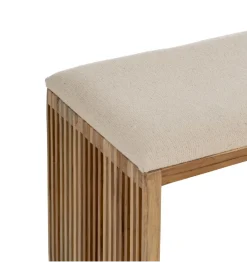Zona-Design Zestaw 2 ławek BELLAMONTE 115 cm 106 cm drewno teak