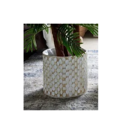 Imeri Zestaw 2 doniczek GRABADY 30 cm 25 cm naturalne